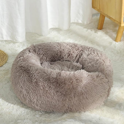Cat Beds for Indoor Cats,15.7 Inch Small Cats Beds, Washable-Round Pet Bed for Puppy and Kitten with Slip-Resistant Bottom