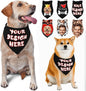 Custom Dog Bandana for Cat Dog Pet Add Your Design Personalized Neckwear Bandanas with Your Text Logo Image Customized Pet Scarf Funny Gifts Style 10