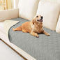 hyha Waterproof Dog Bed Blanket, Soft Pet Blankets, Waterproof Couch Cover for Dogs, Reversible Sofa Covers Washable for Furniture (30x70 Inch, Grey/Beige)