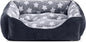 GASUR Medium Dog Beds for Medium Size Dogs, Orthopedic Dog Bed Sofa, Washable Pet Beds Cuddler Anti-Slip Bottom, Soft Calming Sleeping Warming Puppy Bed (M (30"x 24"x 9"), Black)