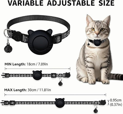 GPS Cat Collar Tracker – Bluetooth Pet Locator for Cats | Works with Android & Google Find My Device | Ideal for Pet Parents!