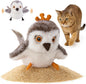 Interactive Flappy Bird Cat Toy – Sandpiper with Flapping & Chirping Sounds, Indoor Play & Exercise Toy for Cats (Does Not Fly)