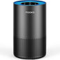 Air Purifiers for Home Large Room Pets Up to 1300 Sq Ft, MOOKA H13 True HEPA Air Purifier Cleaner with 360° Air Inlet, Fragrance, 13dB Air Purifier for Bedroom Wildfire Smoke Pet Dust Pollen (Black)