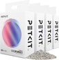 PETKIT Mixed Cat Litter Fast Clumping,Flushable,Ultra Absorbent, 100% Natural Ingredients Litter,Water Dissolvable,Really Dust-Free,Low Tracking Bentonite Tofu Litter ( 7.9 lb×4 Bags)