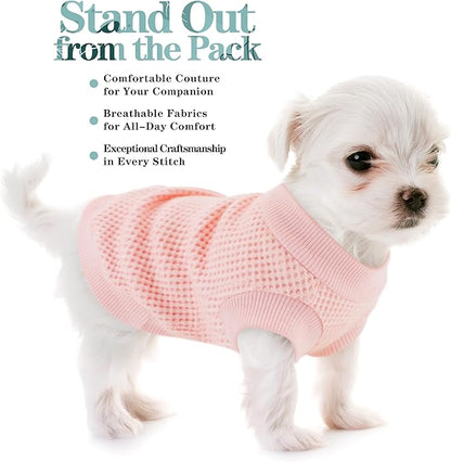 Cozy and Functional Dog Shirts for Small Puppies: Stretchable Wine Red Attire with Easy-On Design, Ideal for Chihuahuas and Yorkies - Enhance Comfort and Playfulness on Chill Days X-Small