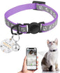 Cat Collar Breakaway with QR Code Name Tag, Reflective Kitten Collars with Bell, Cat ID Tag Personalized, Ultra-Durable, Adjustable, Quick Release, Fits Most Girl Boy Small Large Cats (8''-13.3'')