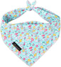 ARING PET Easter Dog Bandanas, Green Chick Eggs Pet Bandana Scarf Triangle Bibs for Puppy Small Medium Large Boy Girl Dogs Cats-S