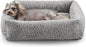 JOEJOY Small Dog Bed for Small Dogs, Washable Orthopedic Premium Soft Corduroy Fleece Pet Bed with Removable Zipper Cover, Cute Calming Puppy Bed with Non Skid Bottom