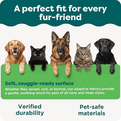 Furhaven Orthopedic Dog Bed for Large Dogs w/ Removable Washable Cover, For Dogs Up to 150 lbs - Ultra Plush Faux Fur & Suede Luxe Lounger Contour Mattress - Chocolate, Jumbo Plus/XXL