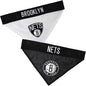 Pets First NBA Dog Bandana - Brooklyn Nets Reversible Pet Bandana. 2 Sided Home & Away Sports Bandana with a PREMIUM Embroidery TEAM Logo, Small/Medium
