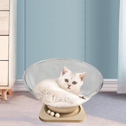 Space Capsule Cat Bed Cat Furniture Universal Easy Cleaning Activity Centre Pet Accessories Cat Nest for Rabbits Puppy Bunny, 42cm