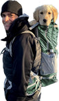 K9 Sport Sack Kolossus - Large, Myrtle Green - The Big Dog Backpack - Ideal for Dogs 20-22” Long - Fully Adjustable Pet Carrier - Doubles as a Professional-Grade 60L Hiking Pack
