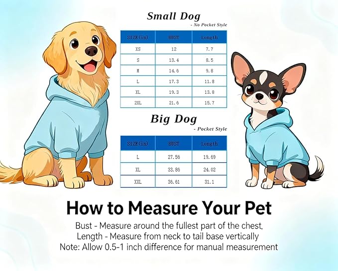 Custom Dog Hoodie Soft Add Your Own Personalized Photo Text Name Logo Dog Clothes for Puppy Sweatshirt Hooded for Small Medium Large Dogs Girl/Boy Cats lightblue