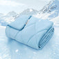 Luciphia Premium Cooling Dog Blanket for Small Medium Dogs Q-max>0.4 Washable Self-Cooling Cat Pet Mat Puppy Breathble Calming Throw for Beds Couches (Blue,60x80 inches)