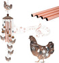for Women Chicken Wind Chimes for Outside, 35'' Metal Chicken WindChimes Gifts for Women/Men, Decoration for Outdoor, Home, Garden, Patio, Backyard