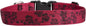 LupinePet 20252 Originals 1" Plum Blossom 12-20" Adjustable Collar for Medium and Larger Dogs