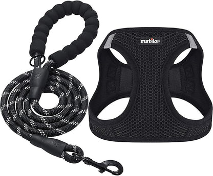 Dog Harness Step-in Breathable Puppy Cat Dog Vest Harnesses for Small Medium Dogs