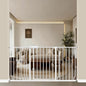 WAOWAO Baby Gate 57.48-62.17" Extra Wide Pressure Mounted Walk Through Swing Auto Close Safety White Metal Toddler Kids Child Dog Pet Puppy for Stairs,Doorways,Kitchen