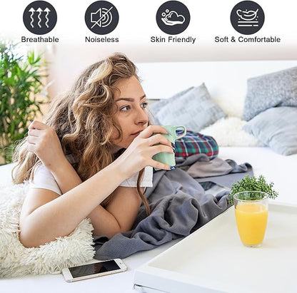 Ohano 5D Stereo Effect Waterproof Mattress Protector Queen, Fitted Sheet Style Breathable Mattress Cover with Deep Pocket Fits Up to 18'', Machine Washable Noiseless Bed Cover (5D Sheep, Queen)