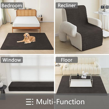 Muamar Dog Bed Cover Sofa Protector,Anti Slip Waterproof Sofa Covers for Living Room Couch Covers,Sofa Mat,Seat Cover, Dog Mat,Pet Pad for Furniture Bed Sofa Protector 1 Piece (60x82 inch, Coffee)