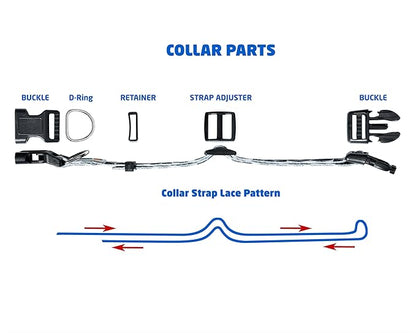 MS-5 Automatic Pet Door Collar, Genuine High Tech Pet Brand Dog Collar for Power Pet Doors - Deluxe Strap (Mac, Large) - DC-MAC-MS5-L