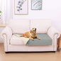 hyha Waterproof Dog Bed Blanket, Soft Pet Blankets, Waterproof Couch Cover for Dogs, Reversible Sofa Covers Washable for Furniture (30x53 Inch, Grey/Beige)