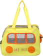 Pet Backpack Carrier, Portable and Ventilated, Oxford Cloth, Dogs Cats and Small Animals Travel Bag 16.93", (Yellow, 1 Pcs), Intended for Hiking/Camping/Traveling