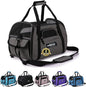 EliteField Soft Sided Pet Carrier (3 Year Warranty, Airline Approved), Multiple Sizes and Colors Available (17" L x 9" W x 12" H, Charcoal Gray)