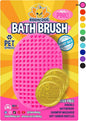 Bodhi Dog Shampoo Brush - Pet Grooming & Bath Supplies for Cats and Dog Bath Brush for Long & Short Hair - Premium Scrubber for Shower, Bathing & Massage - (One Pack, Pink)