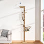 Tall Cat Tree Wall Mounted for Large Cats, 82 inch Scratching Post with Toys, Floor to Ceiling Cats Tower for Corner Area, Kitty Wall Shelf for Sleeping Playing Lounging Perching