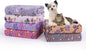 Dono 1 Pack 6 Dog Blankets, Soft Fluffy Fleece Pet Blanket Warm Sleep Mat Paw Print Design Puppy Kitten Throw Blankets Doggy Blanket for Dogs