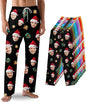 Custom Pajama Pants with Face customized PJ Pants Christmas Valentine gifts for Men Women