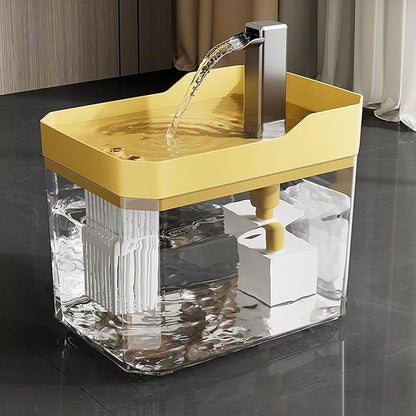 Cat Water Dispenser Fountain, Silent Pet Drinking Organizer, Quiet Supply for Dogs Cats Multi Animal Households Indoors Apartment Dormitory Hotel, Household Supply for Reliable Daily Use