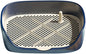 Dog Tray with Wall for Cats and Dogs, Elevated Pet Feeding Station, Wall-Mounted Pet Bowl Tray with Barrier, Multi-Level Pet Food Dispenser for Clean Feeding- Blue L