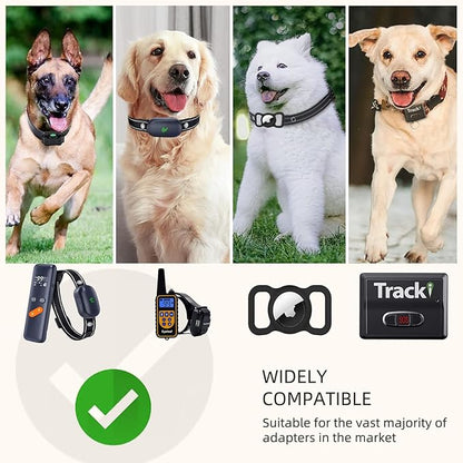 Collar Replacement Strap, Reflective Replacement Nylon Collar Strap Dog GPS Training Bark Receiver Collars, Durable Adjustable E Collar Straps for Small Medium Large Dogs, Pink