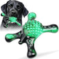 Dog Toys for Aggressive Chewers, Nylon Indestructible Dog Toy for Medium Large Dogs, Hedgehog Ddog Chew Toys with Bacon Flavor, Long Lasting, Dog Toys for Boredom, Green