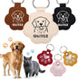 Custom Leather Pet Fur Keychain – Personalized Memorial Keepsake Keyring for Friend, Dog Cat Hair Sympathy Gifts﻿