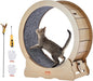 VEVOR Cat Exercise Wheel, Large Treadmill Wheel for Indoor Cats, 29.5 inch Wheel with Detachable Carpet and Cat Teaser for Running/Walking/Training, Suitable for Most Cats