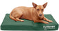Furhaven Indoor/Outdoor Logo Oxford Polycanvas Mattress - Water-Resistant Orthopedic Dog Bed w/ Removable Cover, 125 lb max - Forest, Medium