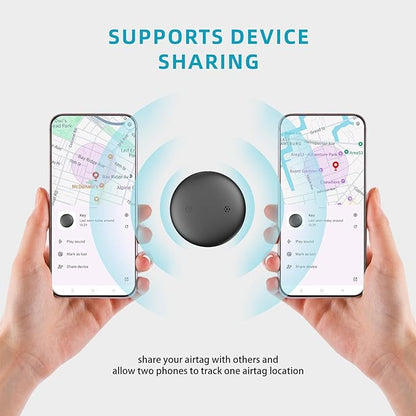 Android GPS Dog Collar (2 Pack), Mini Dog GPS Tracker, Smart Pet Activity Tracker, No Subscription, GPS Cat Collar Certified Finder, Anti-Lost, Finder Tag for Vehicles, Pets, Kids, Items