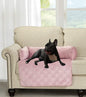 Brilliant Sunshine Premium Calming Dog Bed Mat, Silky Velvet, Removable Washable Cover, Cushion Protector and Couch Covers for Dogs, Pets, Cats, Medium, Silver Pink