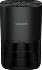 Honeywell Allergen Plus Compact HEPA Small Room Air Purifiers for Home, Up to 530 Ft² Coverage, 3-in-1 Filter, Pet Dander, Smoke & Odor Reducer Air Quality Sensor with Auto Mode, Black, HPA125B