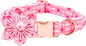 Lionheart glory Valentine's Day Dog Collar with Flower Dog Collars Pink Collars for Small Dogs, Spring Pet Puppy Collar Flowers