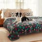 Luciphia Waterproof Pet Blankets for Couch Sofa Bed Cover Cat Liquid Pee Proof Washable Soft Fluffy Large Dog Blanket Reversible Furniture Protection Puppy Grey Bone Thicken Queen（90" x 82"）