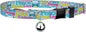 Country Brook Petz - Love and Peace Cat Collar - Groovy Collection Featuring Far Out Designs