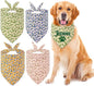 Personalized Dog Bandana with Embroidered Name, Custom Neckwear Dog Scarf Triangle Bibs Pet Accessories for Small Medium Large Dogs Cats Pets Birthday Gift
