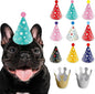 Dog Birthday Party Hat Set, Reusable & Adorable Kitty/Doggy Birthday Celebration Accessories, 1 Pack (9 Pet Hats & 2 Crowns) - Dirty Dog Goods