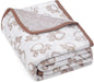Stuffed Brown Soft Dog Blanket for French Bulldog Gifts, 32x40 inches, Premium Brown Flannel Fleece Blanket, Newborn Puppy Kitten Boy Essentials