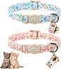 Unique Style Paws Easter Cat Collar,Easter Day Cat Collars,Blue Kitten Collar Breakaway Buckle,Adjustable Soft Cotton Puppy Collar,Ideal Gift for Boy Girl Cats