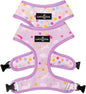 Lucy & Co. Cute Reversible Dog Harness Walking Halter - Best Designer Pet Harnesses for XS - XL Dogs - Padded Adjustable Vest for Easy Walking (Medium, Unicorn Magic - Purple & Pink Unicorns)